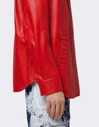 Daytona leather jacket - Rosso Dino