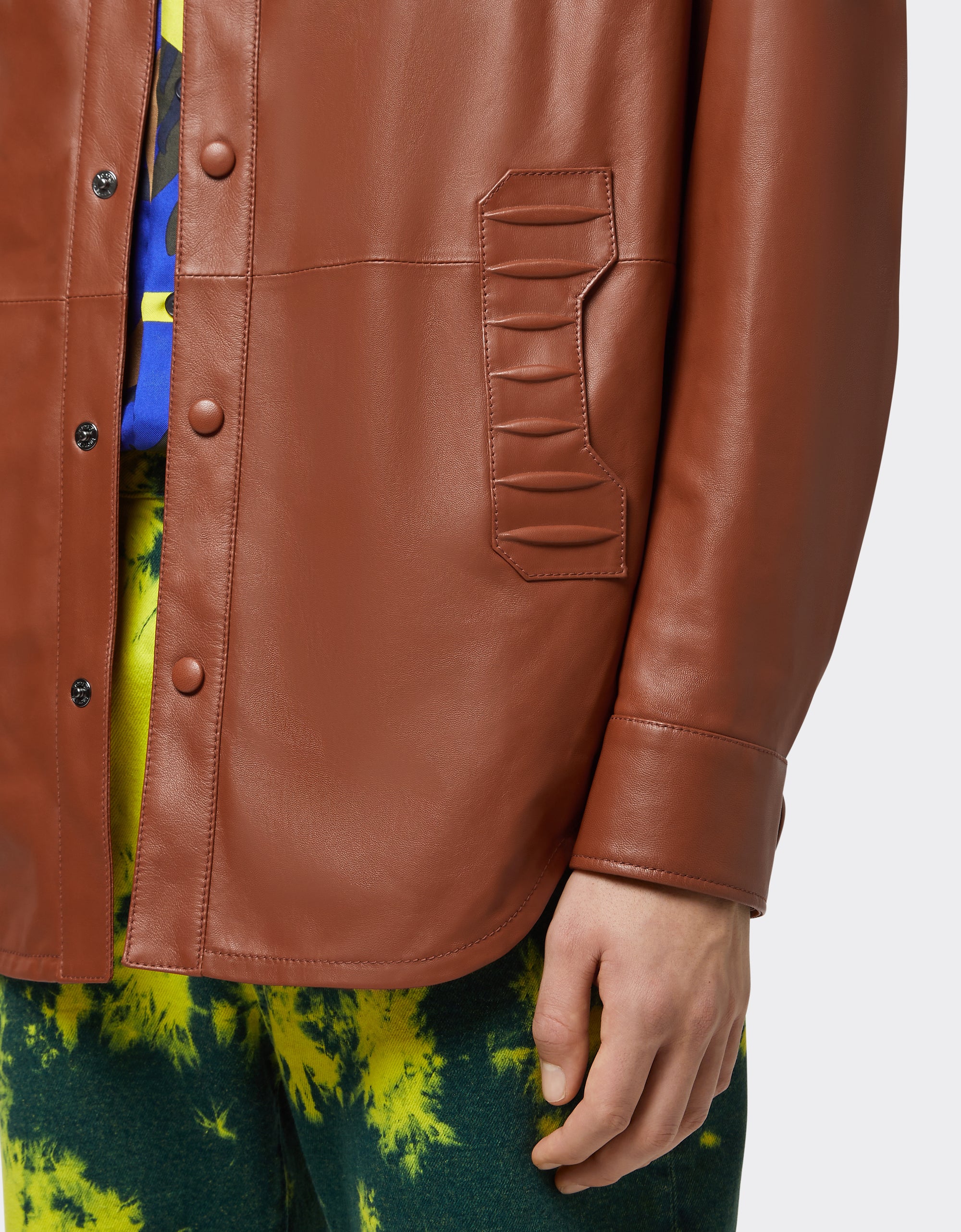 Veste Daytona en cuir - Cuoio