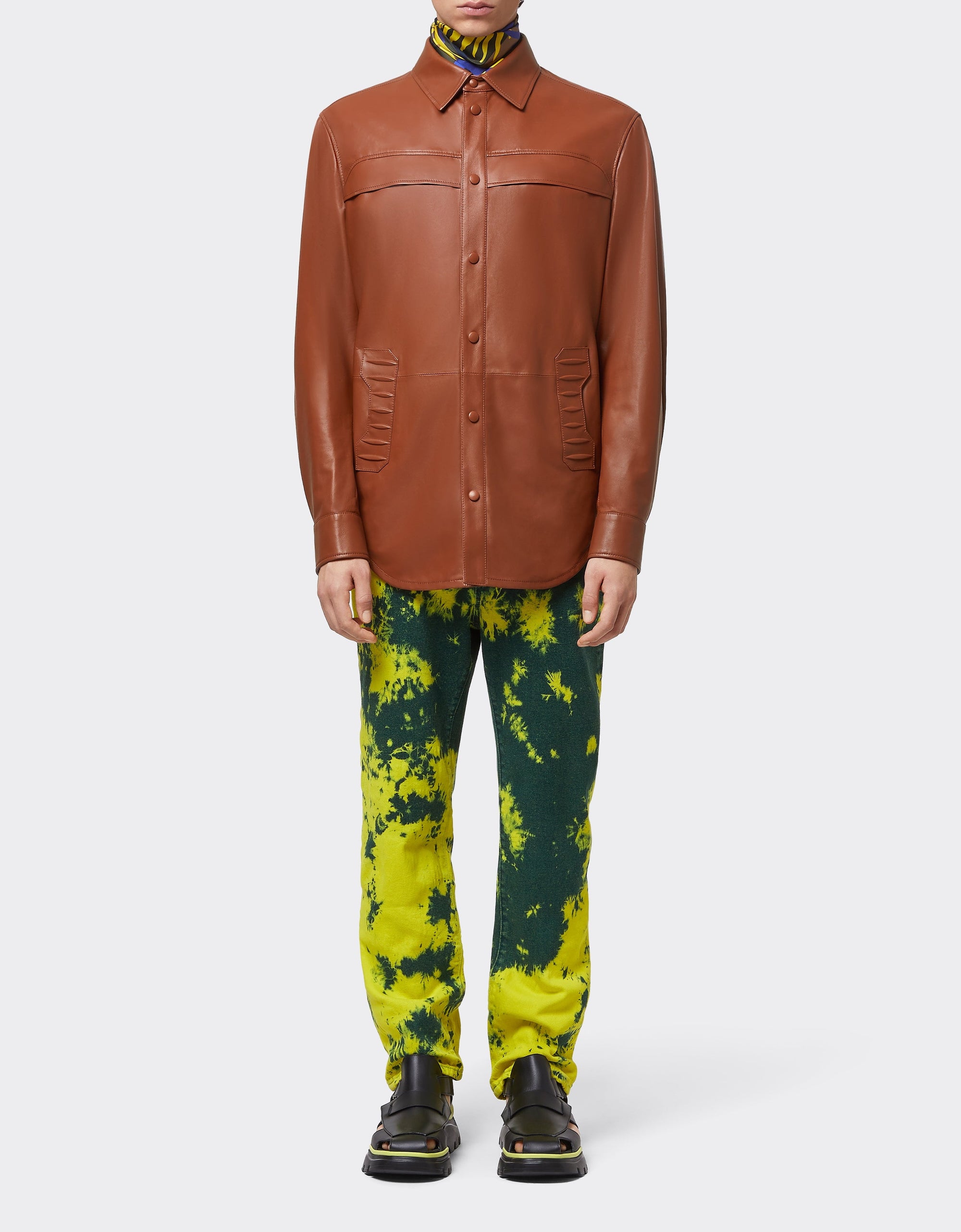 Veste Daytona en cuir - Cuoio