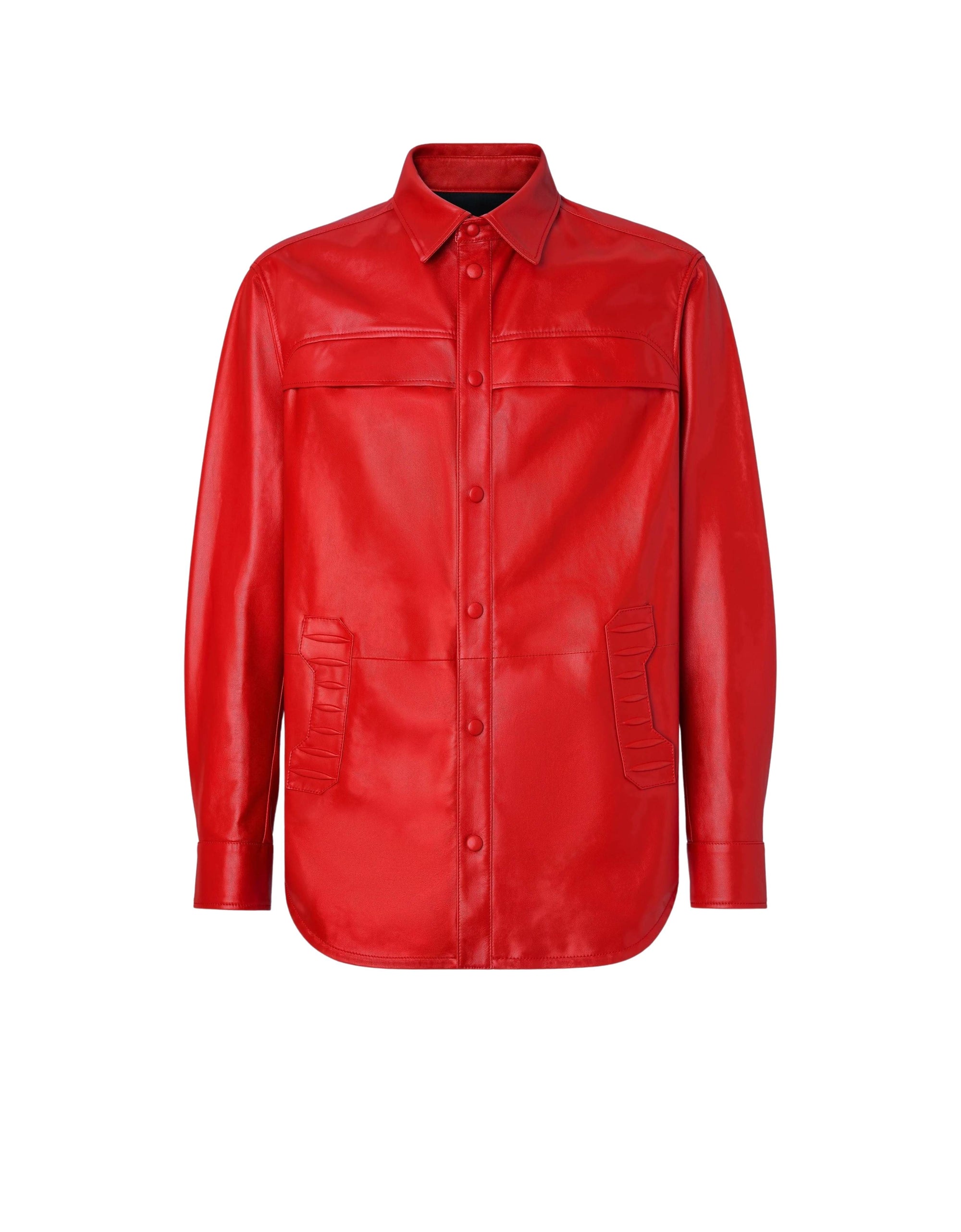 Daytona leather jacket - Rosso Dino
