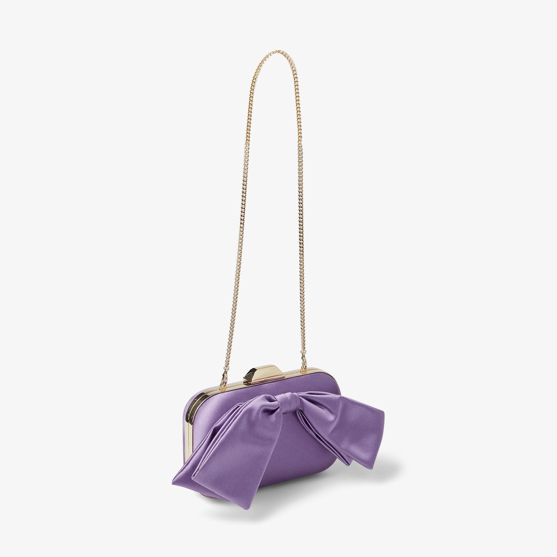 Pochette Cloud en satin avec nœud - Wisteria & Wisteria