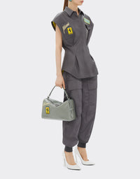 Gilet Miami Collection en cuir - Grigio Scuro