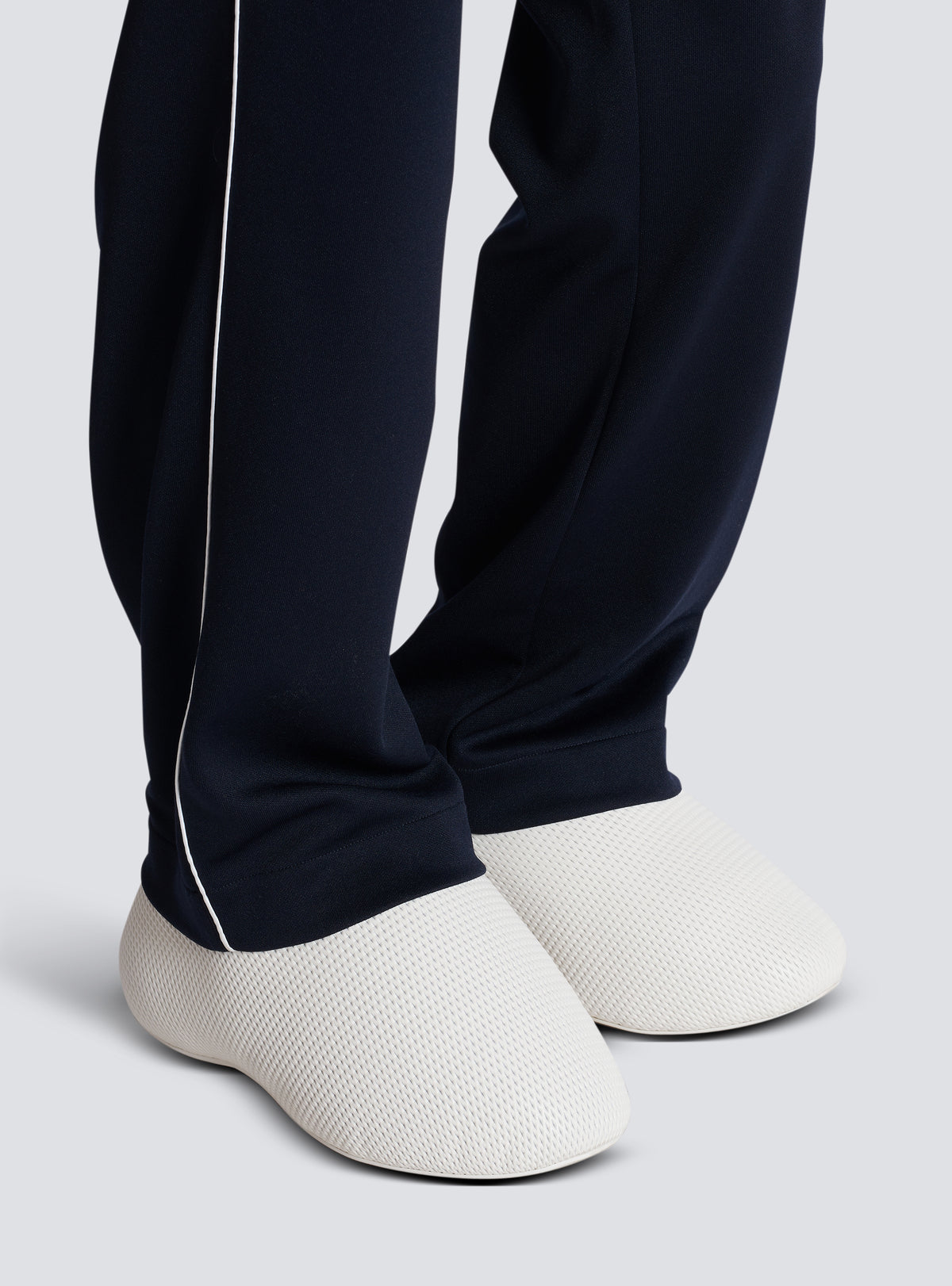 Baskets b-cloud en cuir embossé - Blanc
