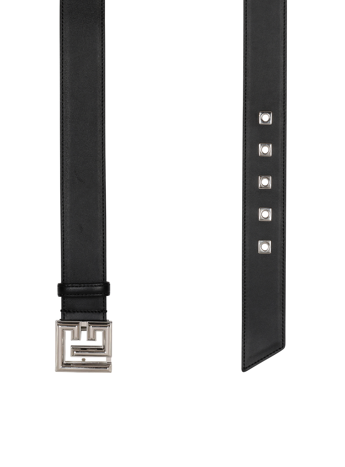 Ceinture p-belt en cuir - Noir