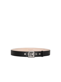Ceinture p-belt en cuir - Noir