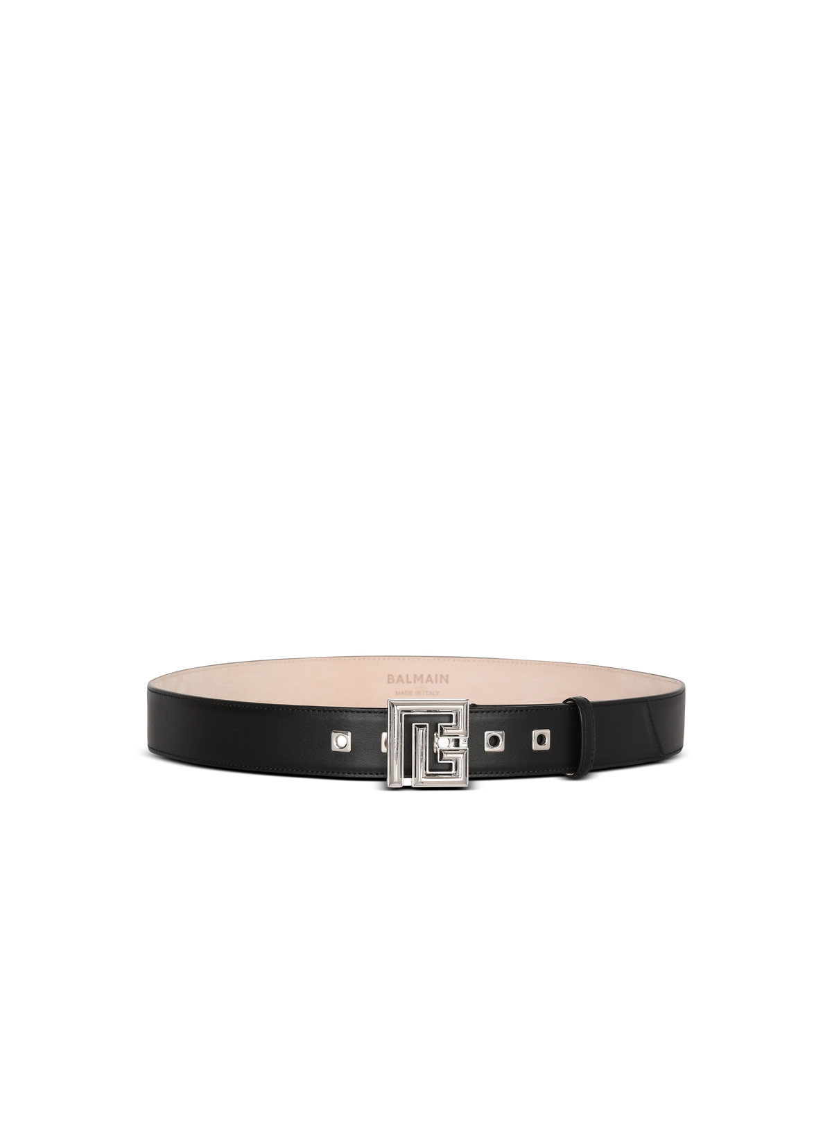 Ceinture p-belt en cuir - Noir