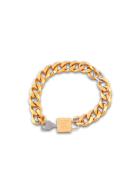 Collier cadenas key&lock  - Or