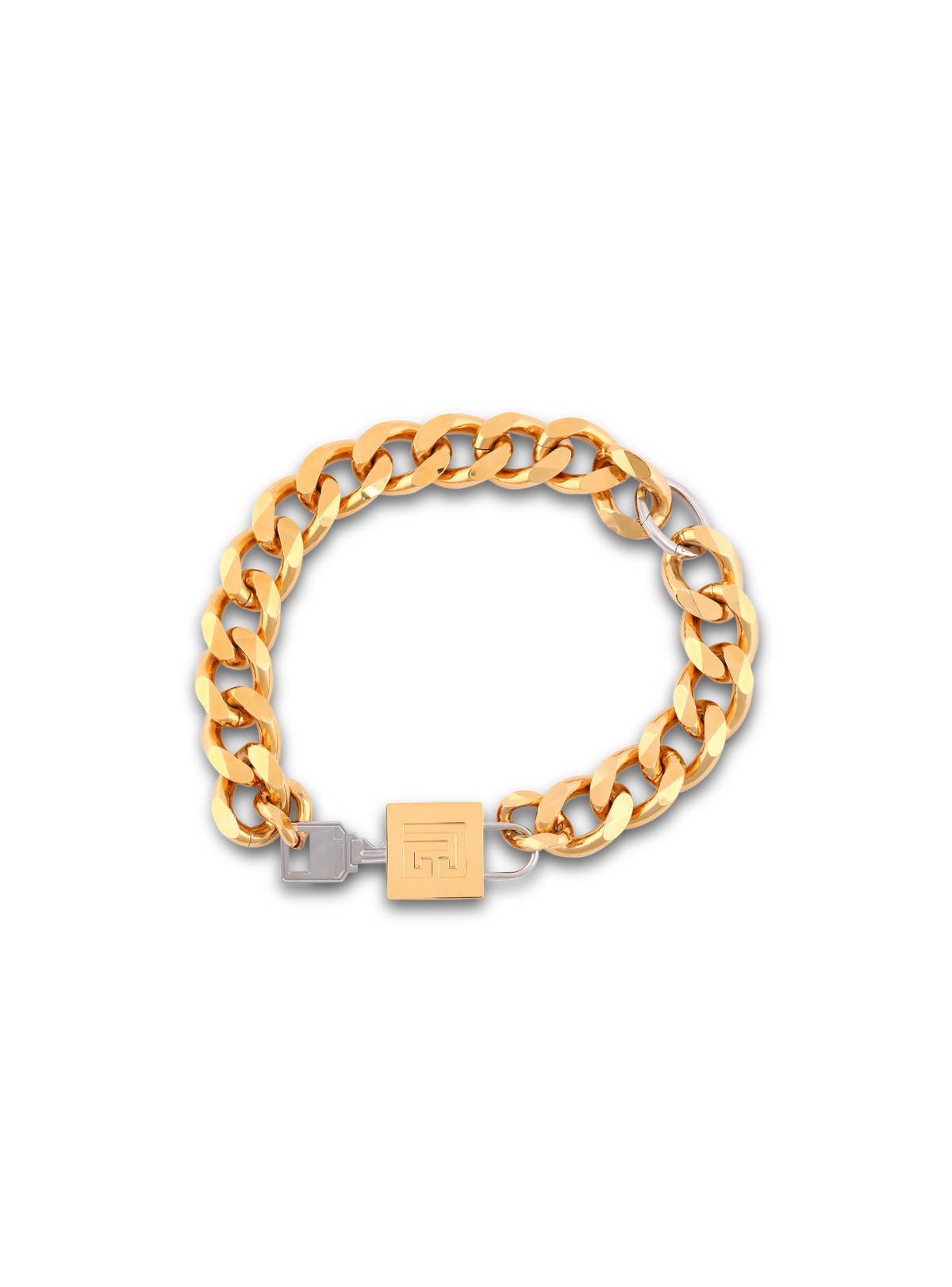 Collier cadenas key&lock  - Or