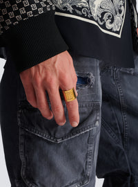 Bague tubular pb - Or Clair