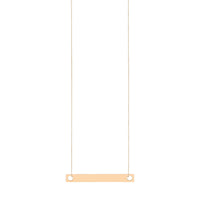 Collier Minis On Chain en or rose 18 carats - Rose