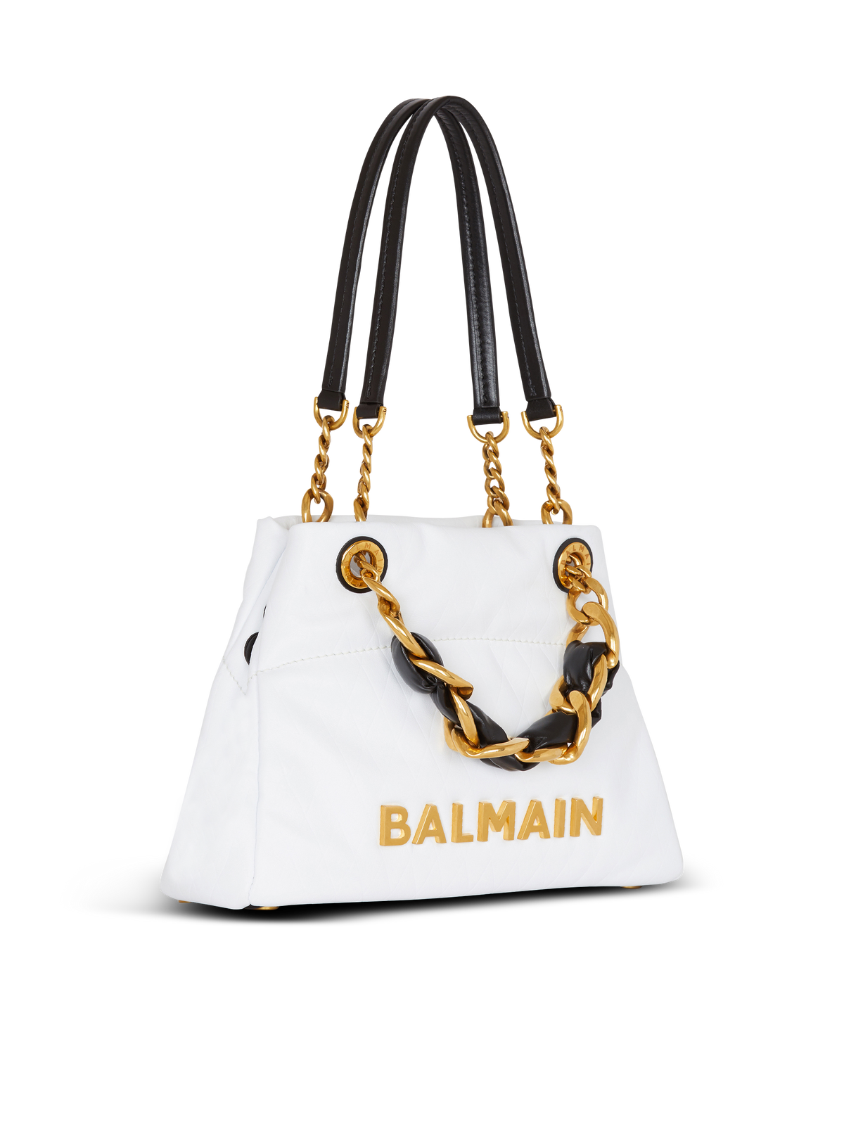 1945 soft en cuir sac - Blanc & Noir