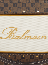 Sac radio monogramme signature - Marron