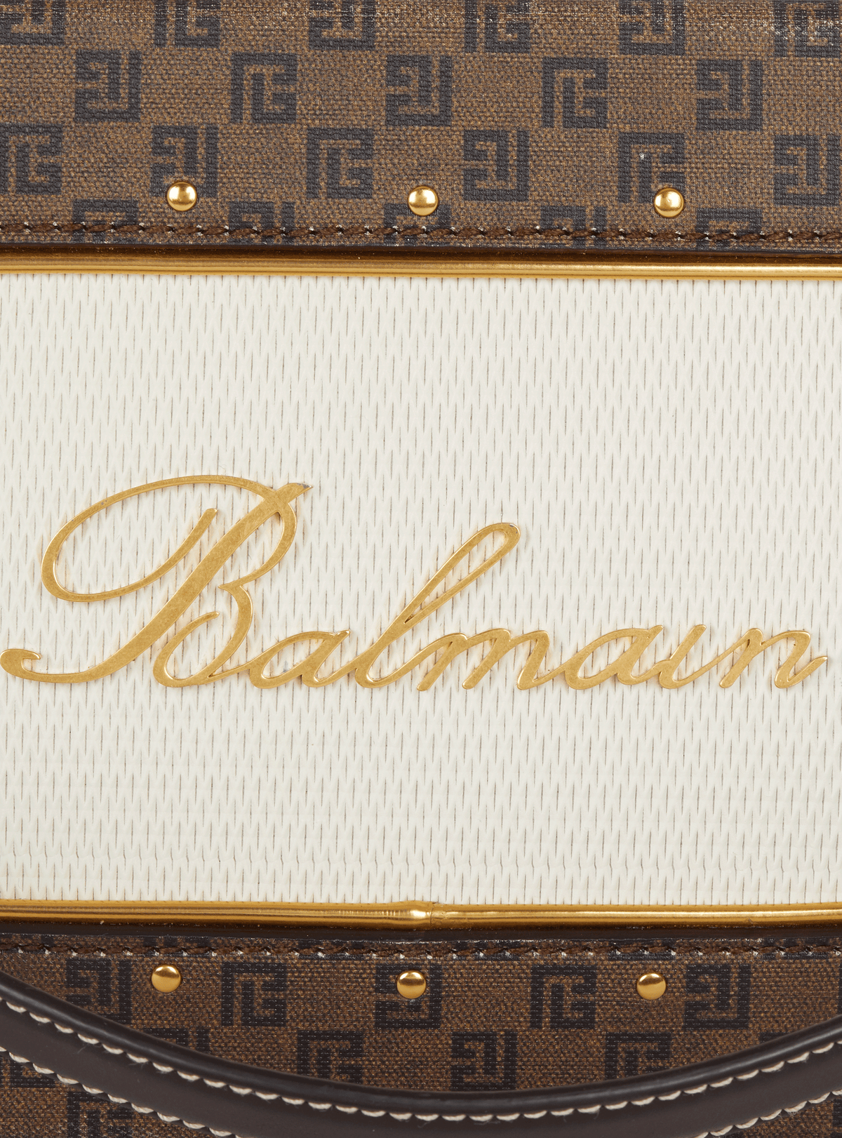 Sac radio monogramme signature - Marron