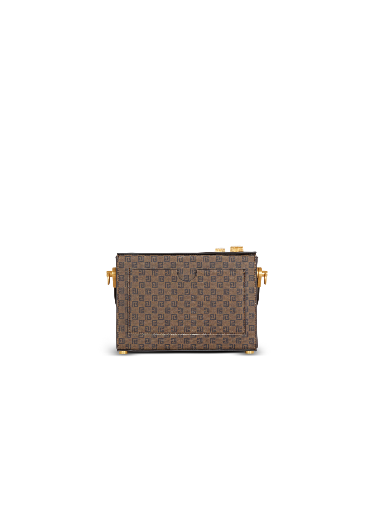Sac radio monogramme signature - Marron