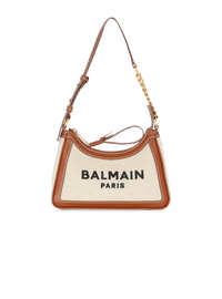 Sac b-army canvas en toile avec empiècements en cuir - Naturel & Marron