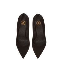 Escarpins cuir en daim - Noir
