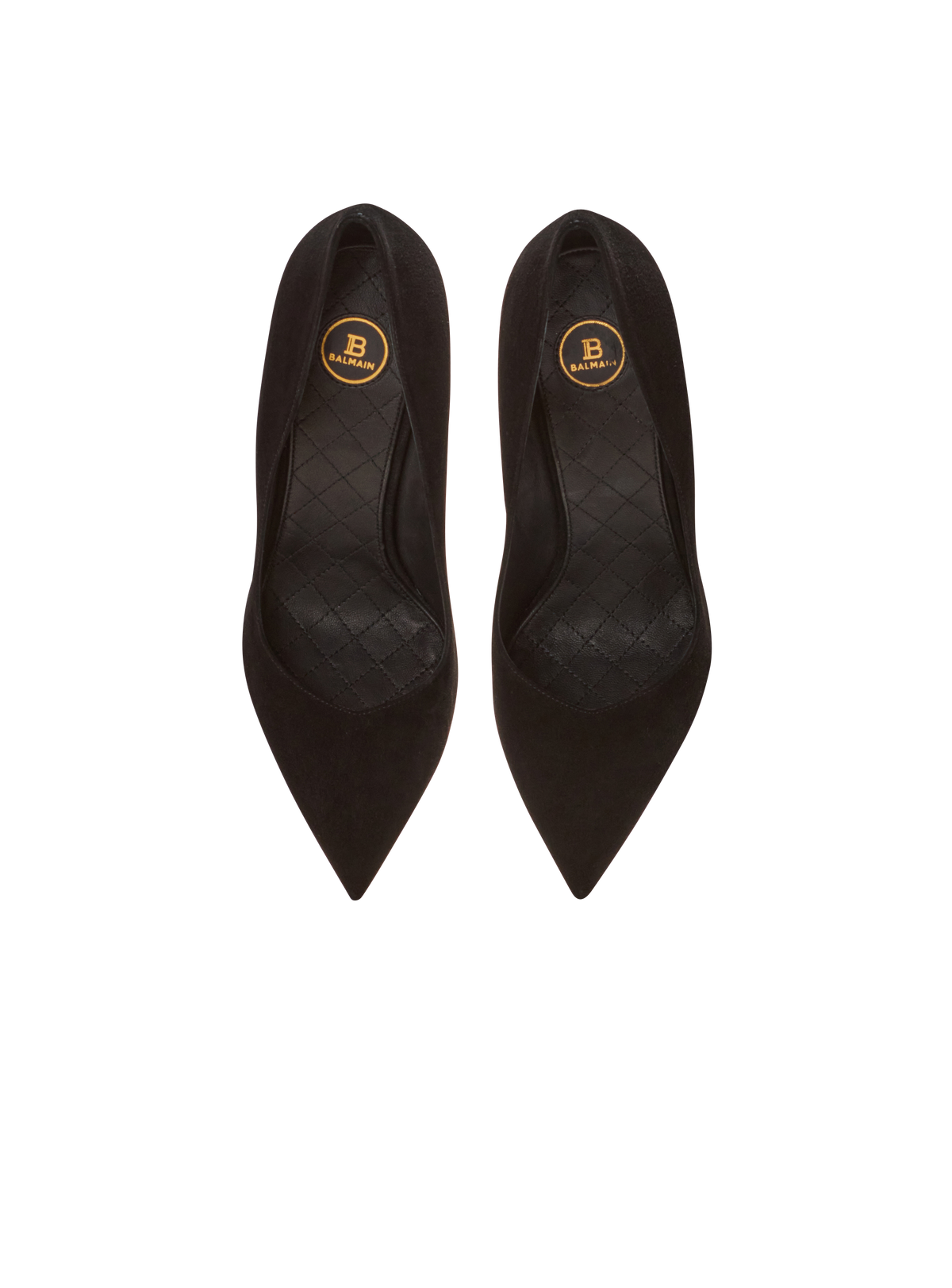 Escarpins cuir en daim - Noir