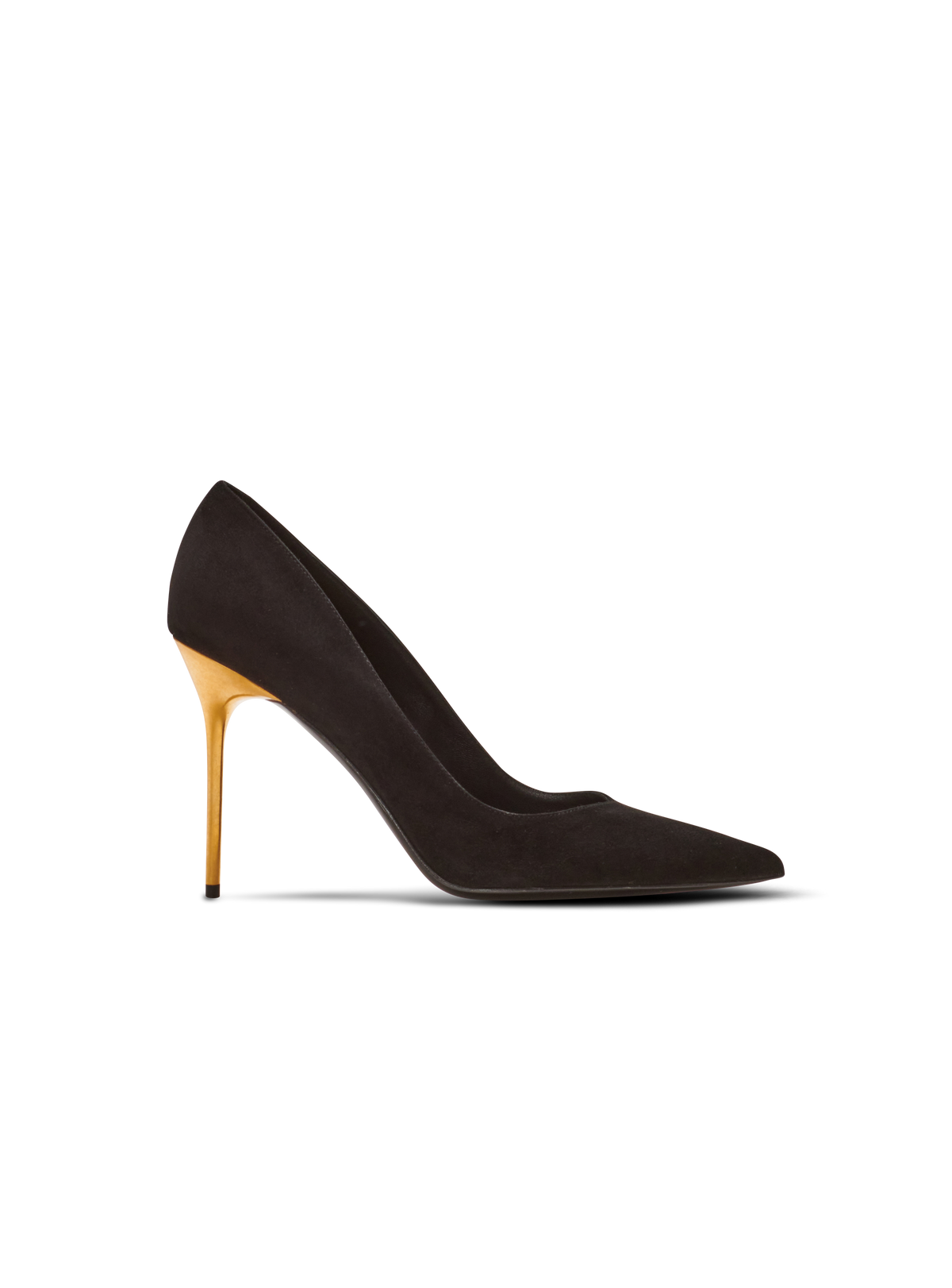 Escarpins cuir en daim - Noir