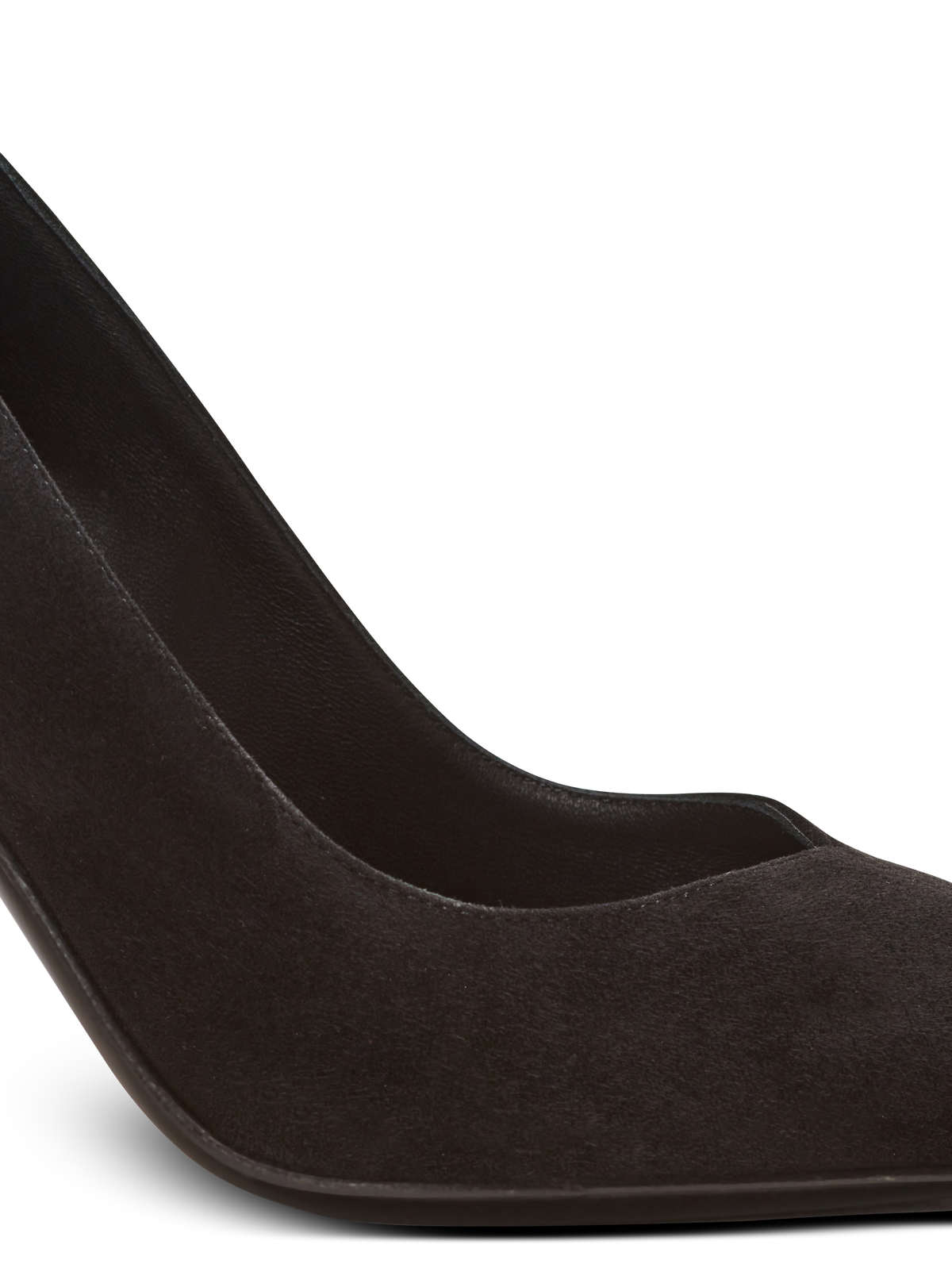 Escarpins cuir en daim - Noir