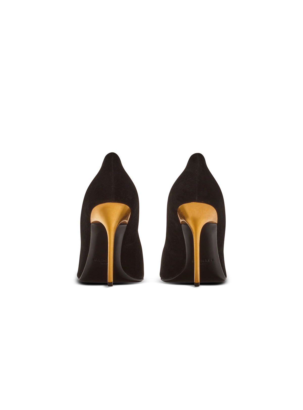 Escarpins cuir en daim - Noir