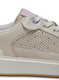 Baskets b-court flip en cuir - Creme