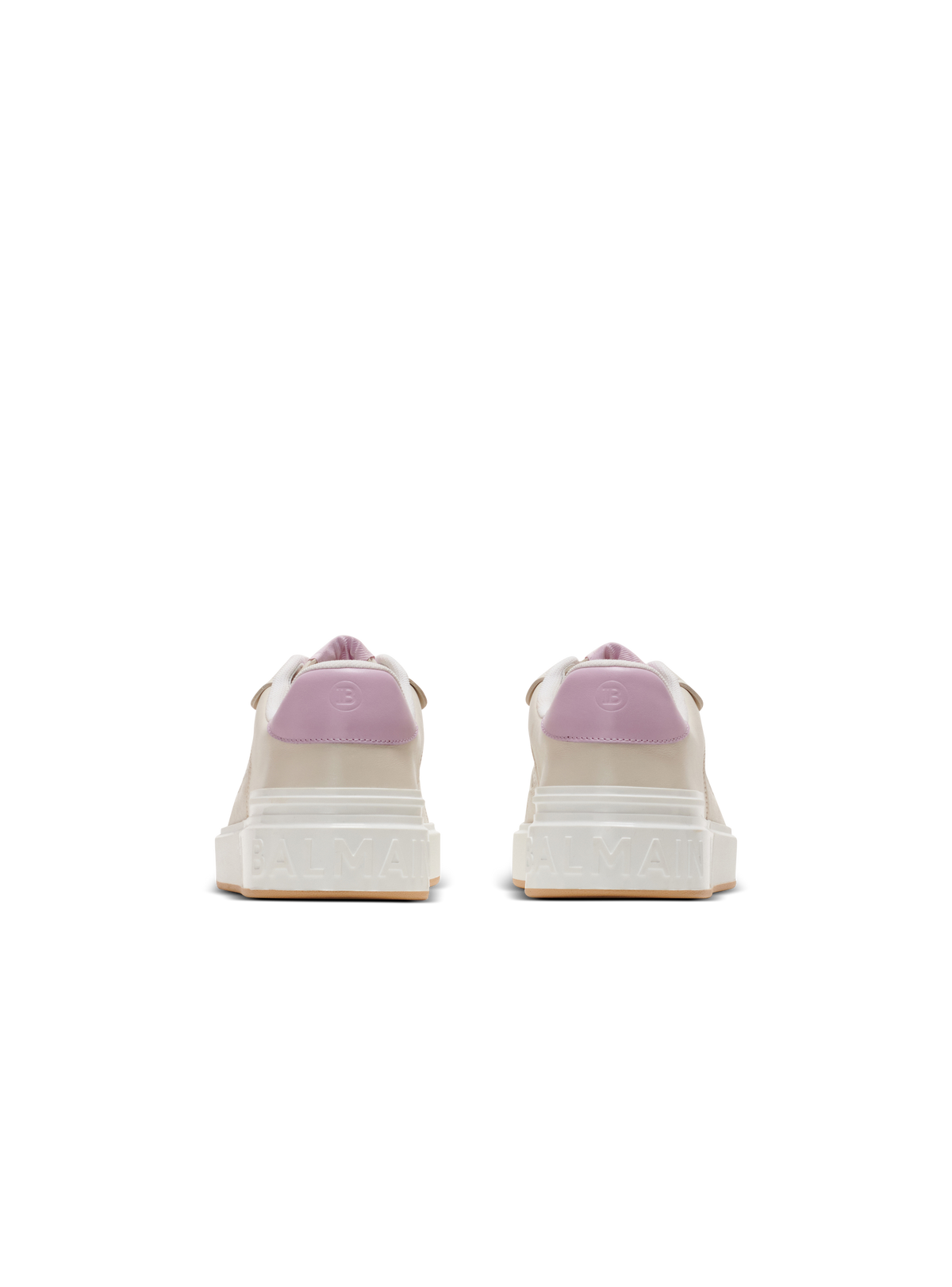Baskets b-court flip en cuir - Creme