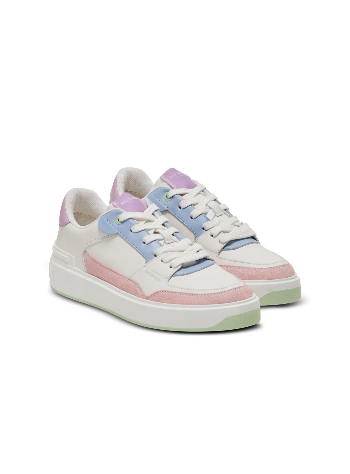 Baskets b-court flip en cuir - Multico Pastel