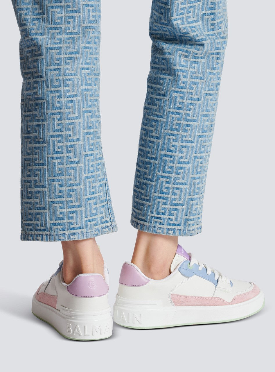 Baskets b-court flip en cuir - Multico Pastel