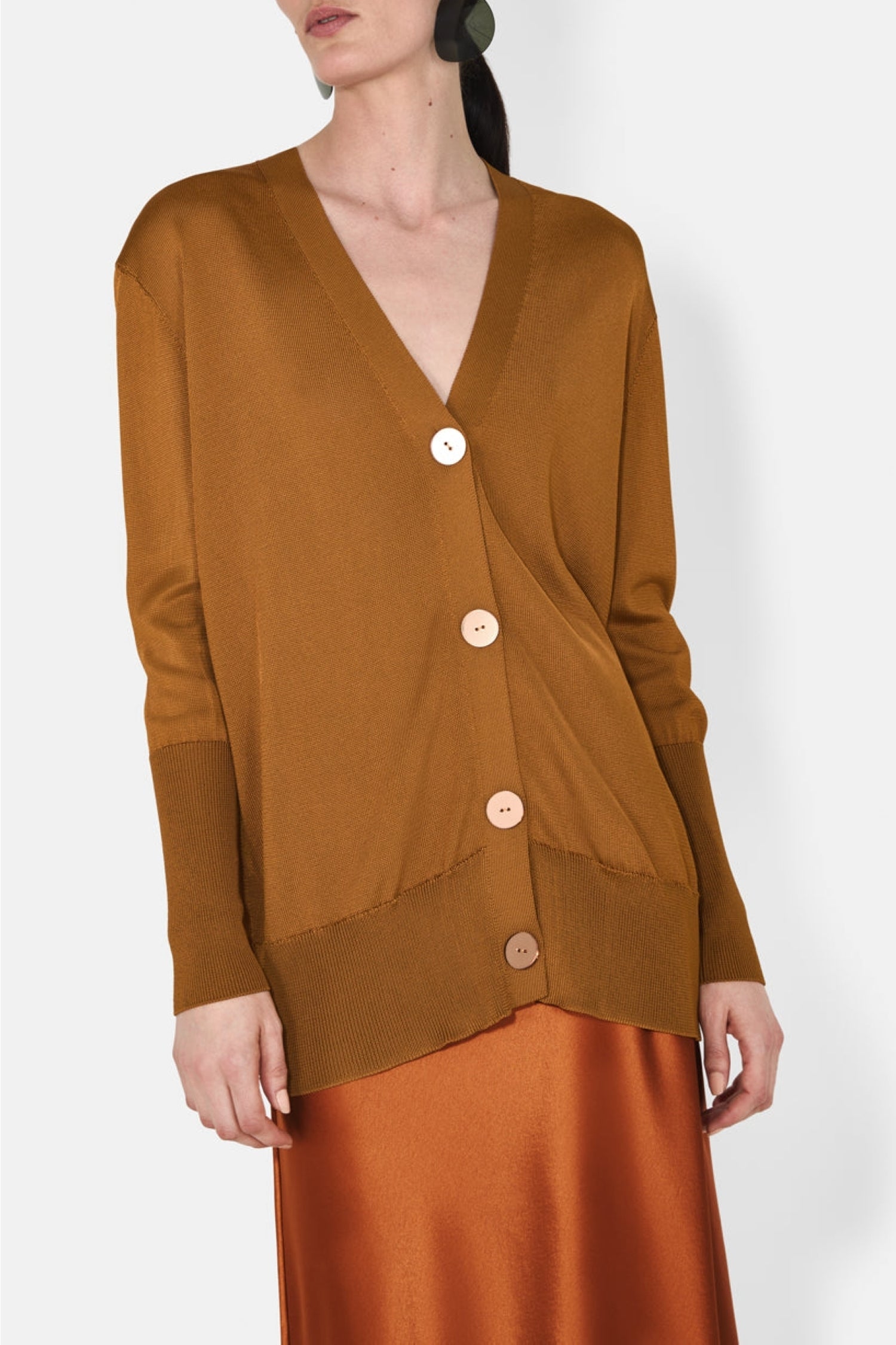 Cardigan Ida oversize - Bronze