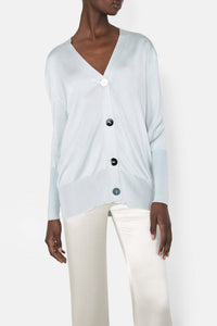 Cardigan Ida oversize - Platinum