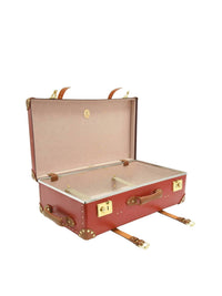 Grande valise soute Centenary 2 roues - Rouge & Caramel & Or