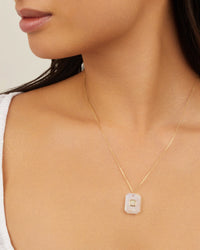 Collier en or jaune - Pierre de lune & Opale Australienne