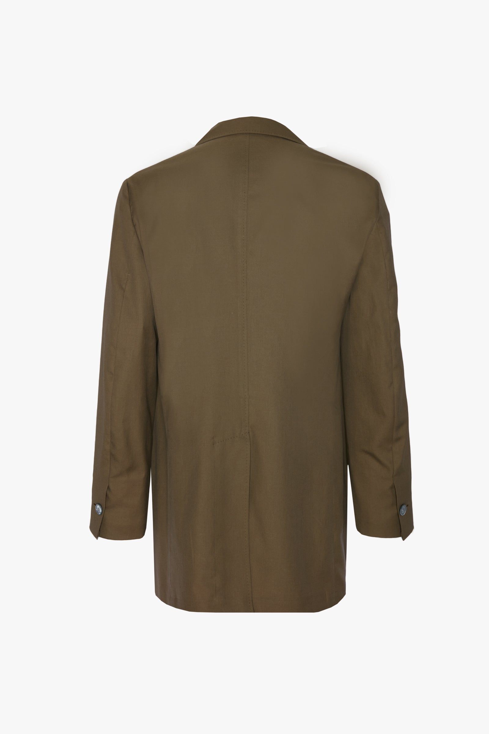 Veste croisée à surpiqûres - Vert