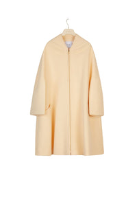 Oversized wool coat - Peach Blossom