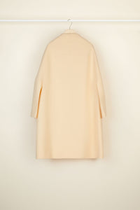 Oversized wool coat - Peach Blossom