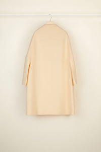 Manteau oversize en drap de laine - Fleur de Pêche