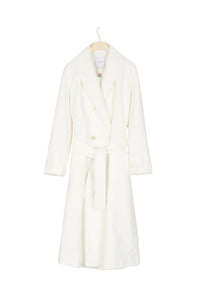Corduroy trench coat - Pearl