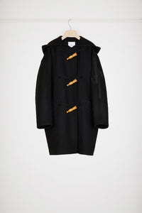 Duffle coat en cachemire et laine
