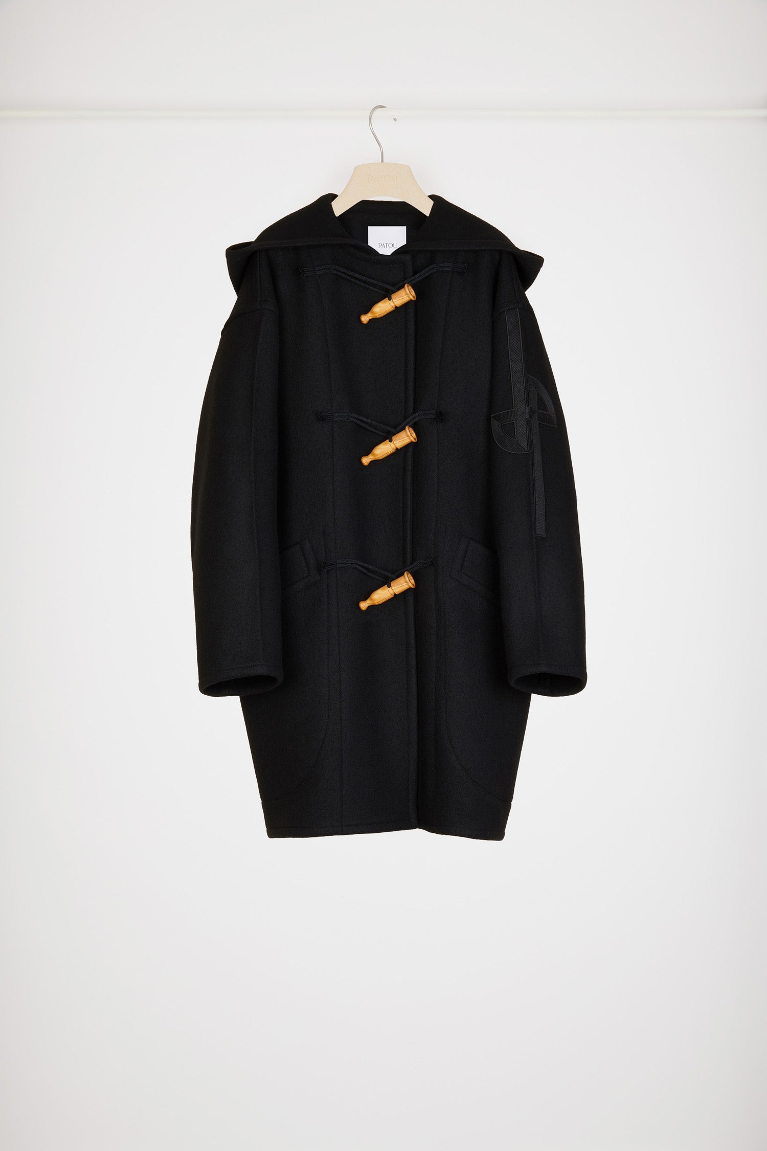 Duffle coat en cachemire et laine
