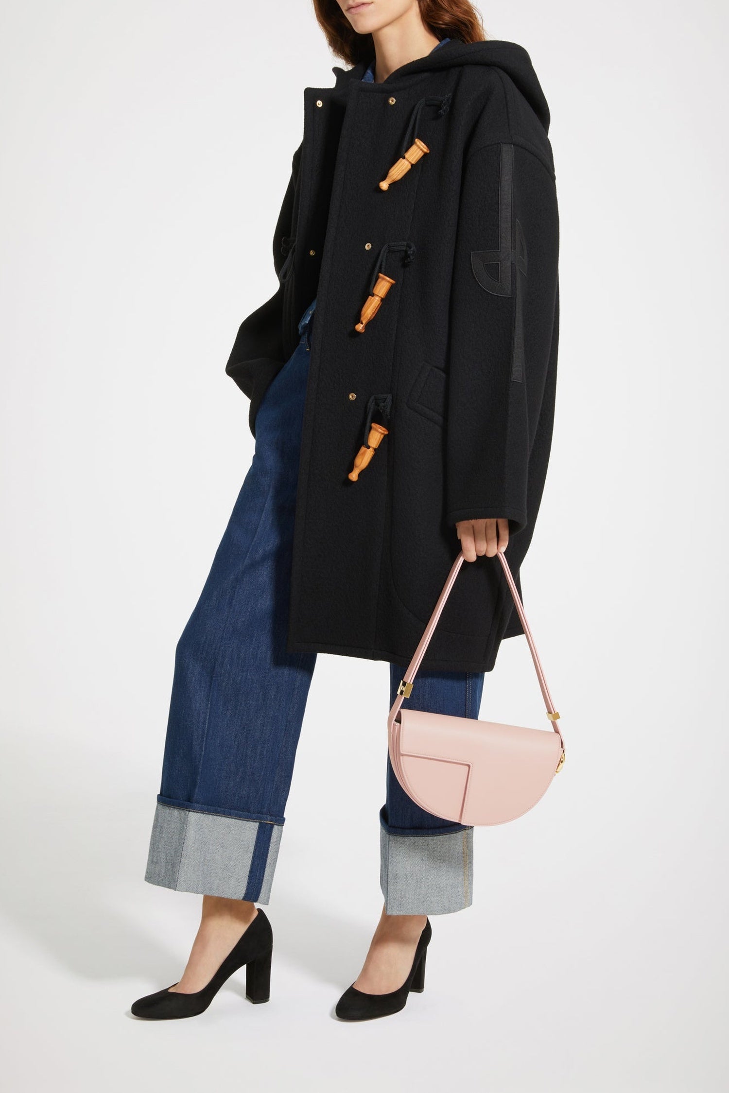 Duffle coat en cachemire et laine