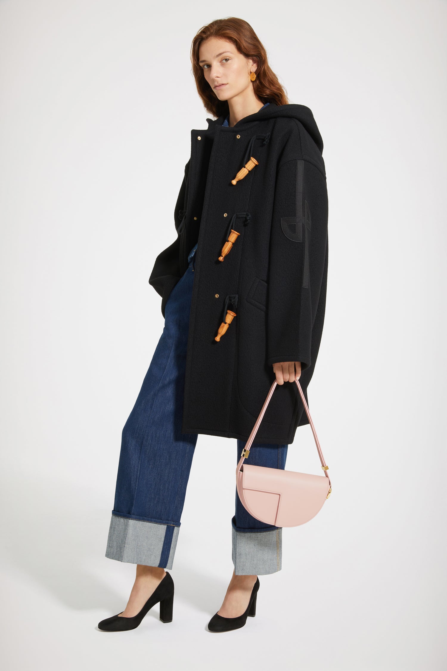 Duffle coat en cachemire et laine
