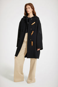 Duffle coat en cachemire et laine