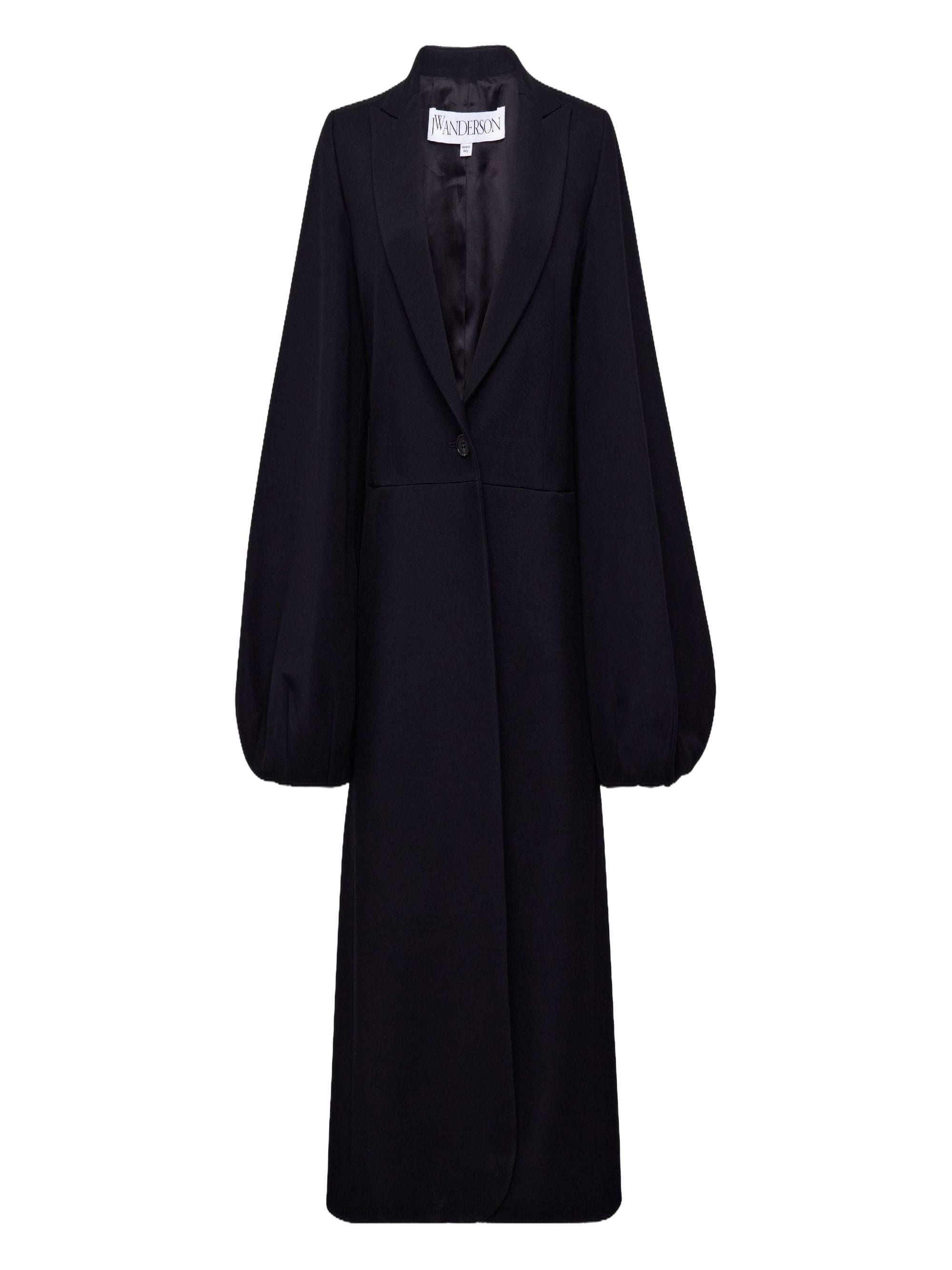 Manteau À Manches Ballon - Black