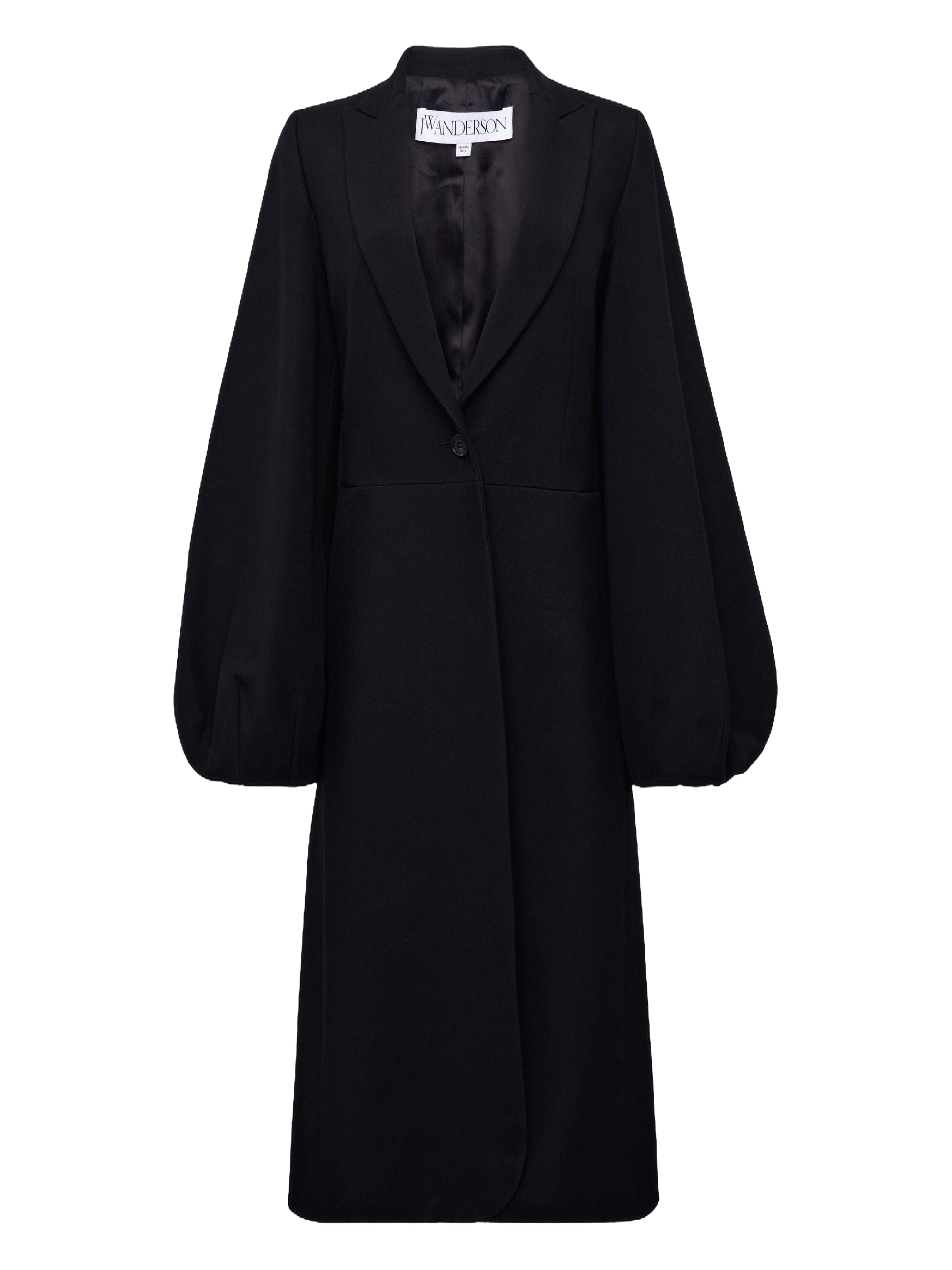 Manteau à manches ballon - Black