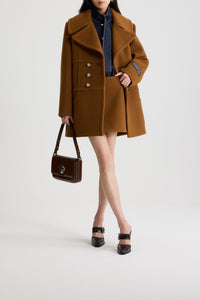 ZZ HORS LIGNE / Manteau croisé en laine - Noir