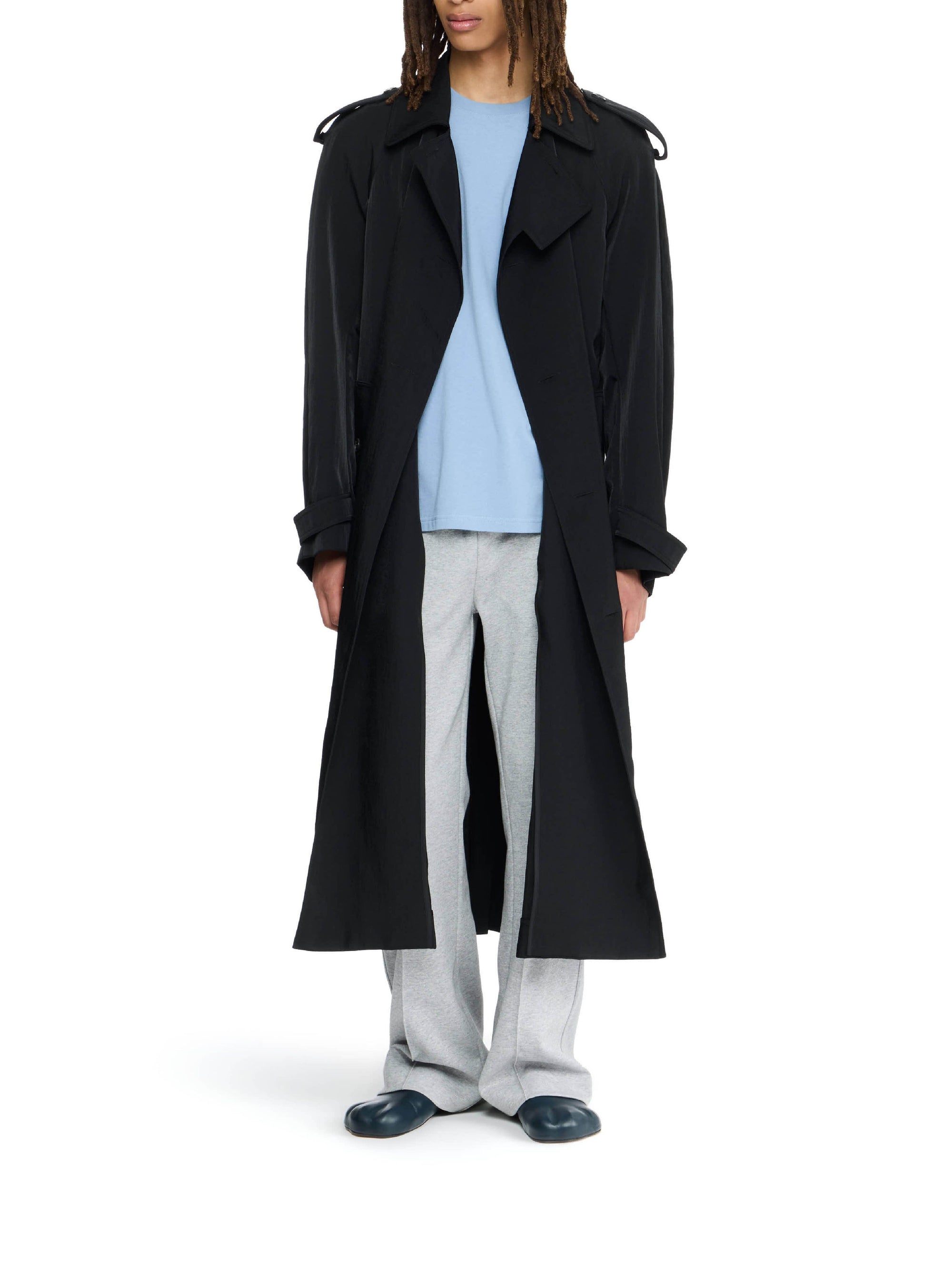 Trenchcoat ample ceinturé - Black