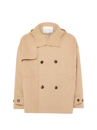 Caban oversize en laine - Clay Melange