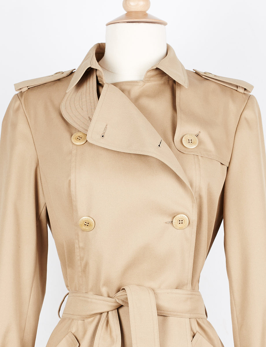 1qty NEW  / Trench-coat Jean-Paul ceinturé - Natural