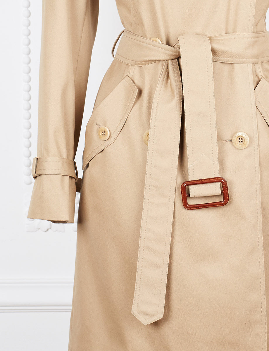 1qty NEW  / Trench-coat Jean-Paul ceinturé - Natural