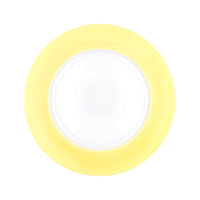 Assiette de présentation Coco en porcelaine - Jaune